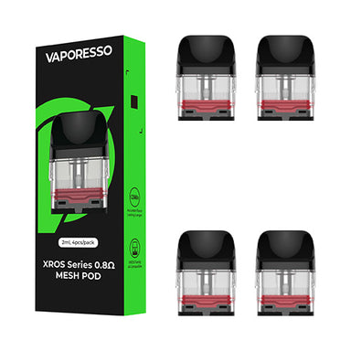 XROS Pod Replacement - Vaporesso - 0.8ohm 4pack