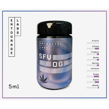 SFV OG 5ml Strain Profile - Entourage Labs | Terpenes | AussieJuiceCo