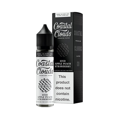 Iced Apple Peach Strawberry - Coastal Clouds - 60ml