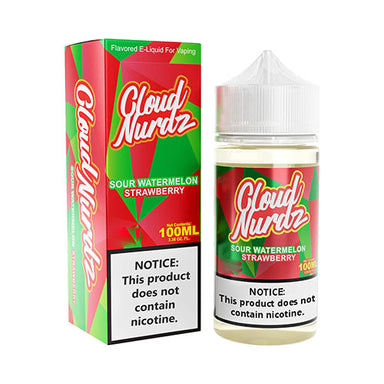 Sour Watermelon Strawberry - Cloud Nurdz - 100ml