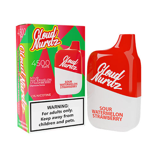 Cloud Nurdz Disposable Vape pod kit - Sour Watermelon Srawberry