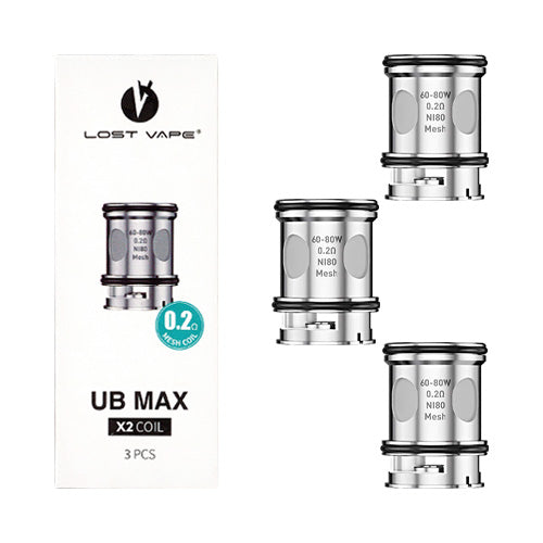 Ultra Boost UB Max Replacement Coils - Lost Vape - 0.2ohm