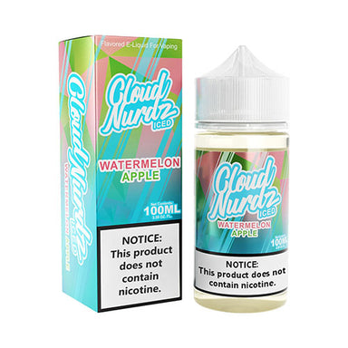 Watermelon Apple Iced - Cloud Nurdz - 100ml