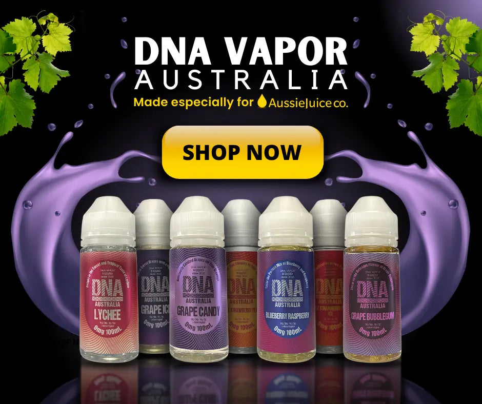 DNA Vapor Australia Made for AussieJuice Co.