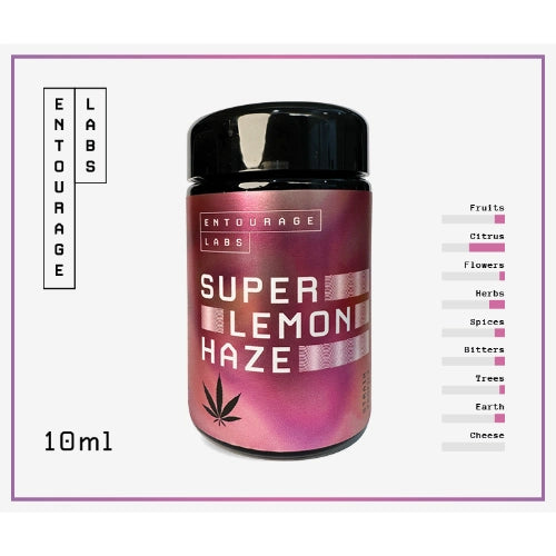 Super Lemon Haze 10ml Strain Profile - Entourage Labs | Terpenes | AussieJuiceCo