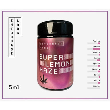 Super Lemon Haze 5ml Strain Profile - Entourage Labs | Terpenes | AussieJuiceCo