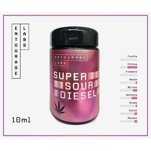 Super Sour Diesel 10ml Strain Profile - Entourage Labs | Terpenes | AussieJuiceCo