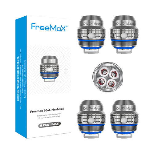 Fireluke 3 Replacement Coils - Freemax - 904L X4 Mesh