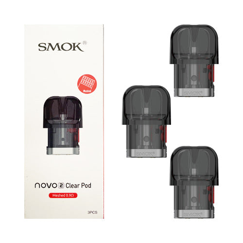 Novo 2 Replacement Pods - Smok - 0.9ohm Meshed