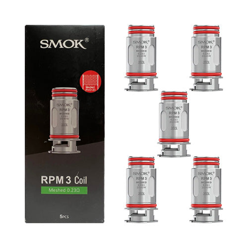 RPM 3 Replacement Coils - SMOK - 0.23ohm Meshed