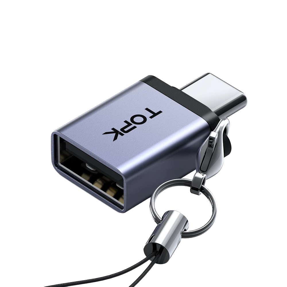 TOPK AT06 USB-A to USB-C OTG Adapter