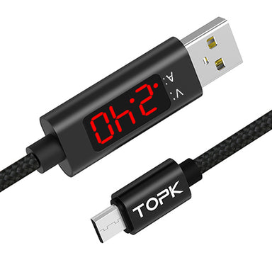 TOPK LCD Display Micro USB Cable AC27