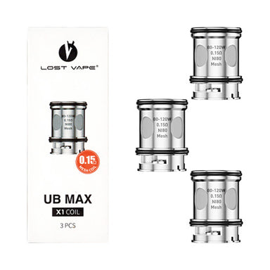 Ultra Boost UB Max Replacement Coils - Lost Vape - 0.15