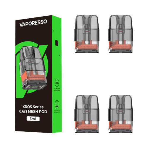 XROS 3ml Pod Replacement - Vaporesso - 0.6ohm 4pack