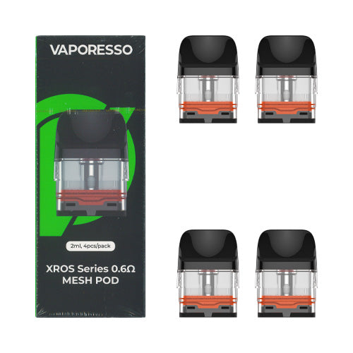 XROS 3 Series Replacement Pods - Vaporesso - 0.6ohm 4pack